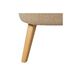 Fauteuil Anova - velours beige 207313A