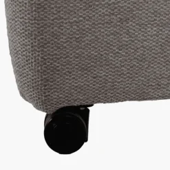 Fauteuil avec accoudoirs Aragon tissu gris