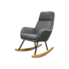 Fauteuil à bascule CH-195139 gris foncé