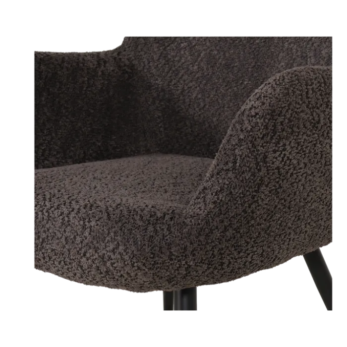 Fauteuil Biblo gris foncé