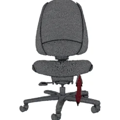 Fauteuil de bureau noir P91