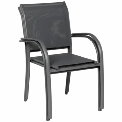 Fauteuil de jardin Kochi gris
