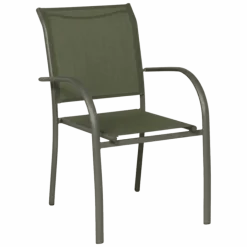 Fauteuil de jardin Kochi tissu vert