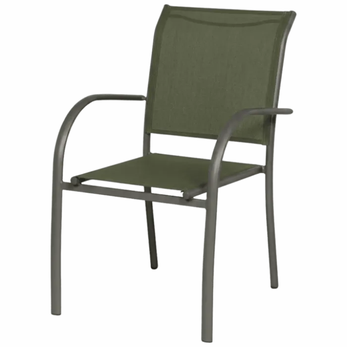 Fauteuil de jardin Kochi tissu vert