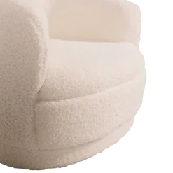 Fauteuil enfant bouclette Sky blanc