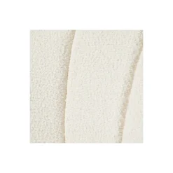Fauteuil Naovaen tissu bouclette blanc 207313C