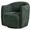 Fauteuil Pivotant Nigel chenille vert