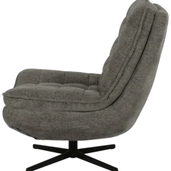 Fauteuil Pivotant Yvone gris foncé