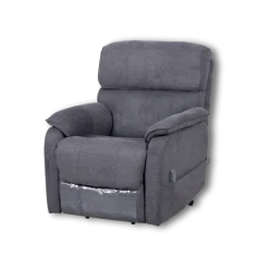 Fauteuil relax avec releveur Canyon gris anthracite