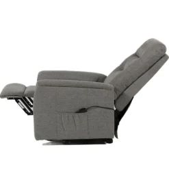 Fauteuil relax Gaston gris clair