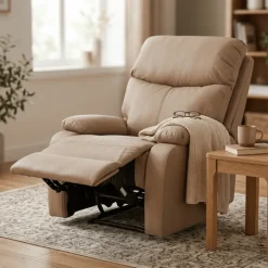 Fauteuil relax Hugo beige