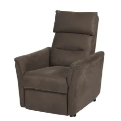 Fauteuil releveur Mayenne en tissu gris foncé