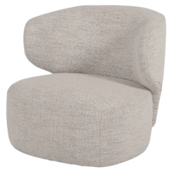 Fauteuil tournant KF.A2096 gris clair