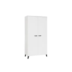 Garderobe 2 portes Evy blanc
