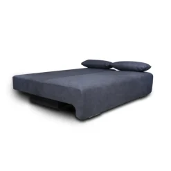Georgia gris foncé - Canapé convertible avec coffre de rangement