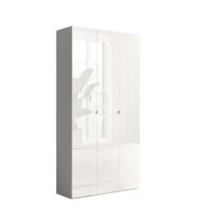 Grande armoire à chaussures Smile blanc