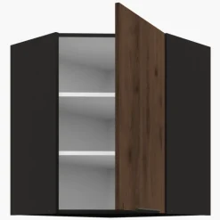 Haut 60 / 60 cm Monza décor noyer