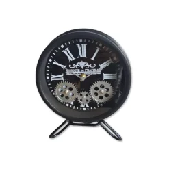 Horloge à engrenages à poser 21 CM noir ( 08,055)