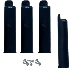 Jeux de 4 pieds pour sommier super-confort H22 cm