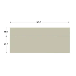 Kit Casa 2 façades tiroir sauge L 90 cm