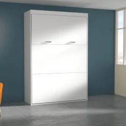 Lit abattant Blanc Home 140 x 190 cm Lift