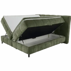 Lit box Molly 180 cm - chenille vert