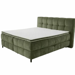 Lit box Molly 180 cm - chenille vert