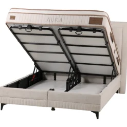 Lit boxspring 180 cm Aura avec coffre