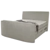 Lit Boxspring 180 cm x 200 cm Bel Air chenille gris