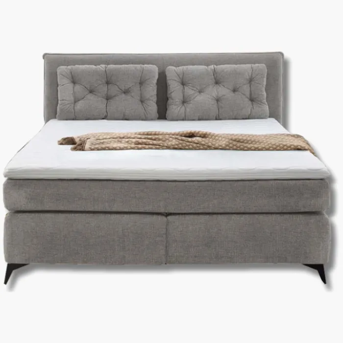 Lit boxspring complet Chalet beige