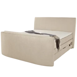 Lit Boxspring 180 x 200 cm Bel Air chenille beige