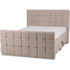Lit Boxspring - 180 x 200 cm - Boston avec coffre