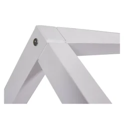 Lit cabane 90x200 Funky blanc (avec sommier)
