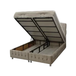 Lit coffre complet Madrid 180x200cm avec matelas Karizma soft 05