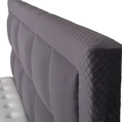 Lit coffre 160x200 Chakra gris