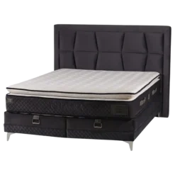 Lit coffre 160x200 Chakra gris