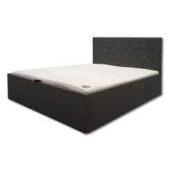 Lit coffre 160x200 Chester/Oxford gris
