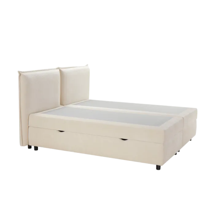 Lit coffre 160x200 Oliver blanc