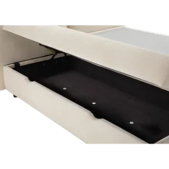 Lit coffre 160x200 Oliver blanc