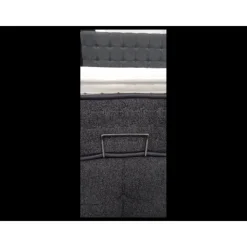 Lit coffre 160x200 Saray gris