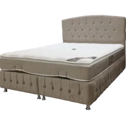 Lit complet Madrid Beige 140 x 200 cm