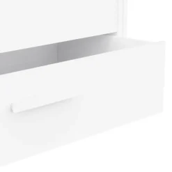 Lit gigogne Twist 90 x 200 cm blanc