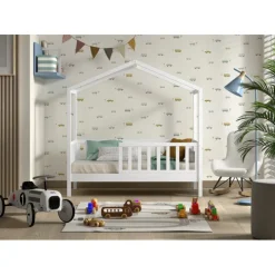 Lit Junior DALLAS 70 x 140 cm Blanc