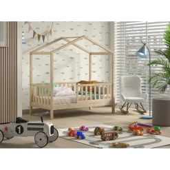 Lit junior Dallas 70 x 140 cm Naturel