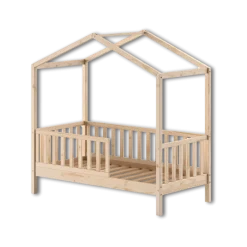 Lit junior Dallas 70 x 140 cm Naturel