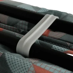 Lit pliant 80 x 190 cm - 12 lattes noir + housse
