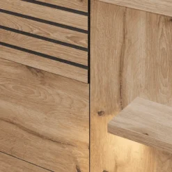 Lit 140x200 canyon oak