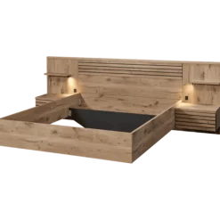 Lit 140x200 canyon oak