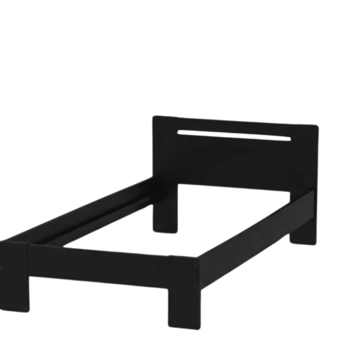 Lit 90x200 Charles noir
