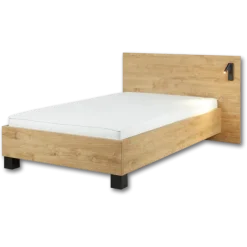 Lit 180x200 Clara golden oak